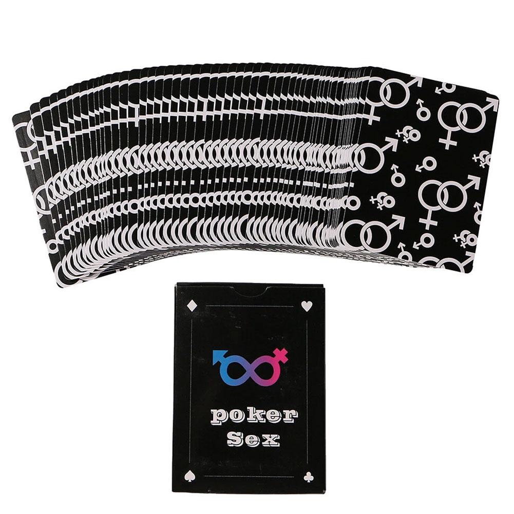 English Sex Posture Poker Cards Couple Bedroom Flirting Game Adult Intimate Play Cards Fun Interaction Easy To Use Couple Game