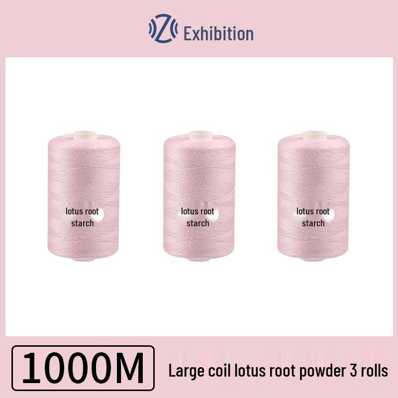 Polyester Sewing Thread - 1000 Yards for Garments & Crafts, Assorted Colors, Small Spool