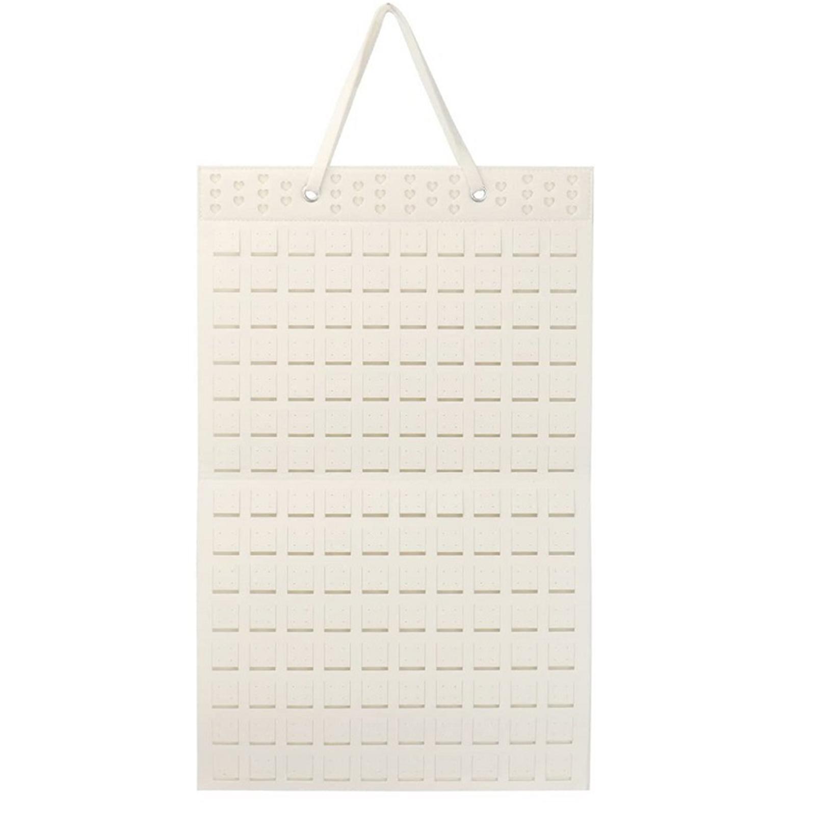 

Felt Jewelry Hanging Organizer Wall Mounted Earring Necklace Ring Storage Bag for Home Decoration