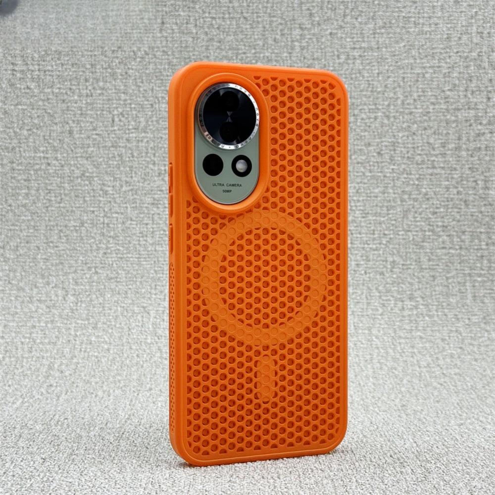 Luxury Cooling Mesh For Magsafe Case For Huawei Pura 70 P70 Pro Ultra Mate 70 60 50 Plus Nova 13 12 PC Wireless Charging Cover