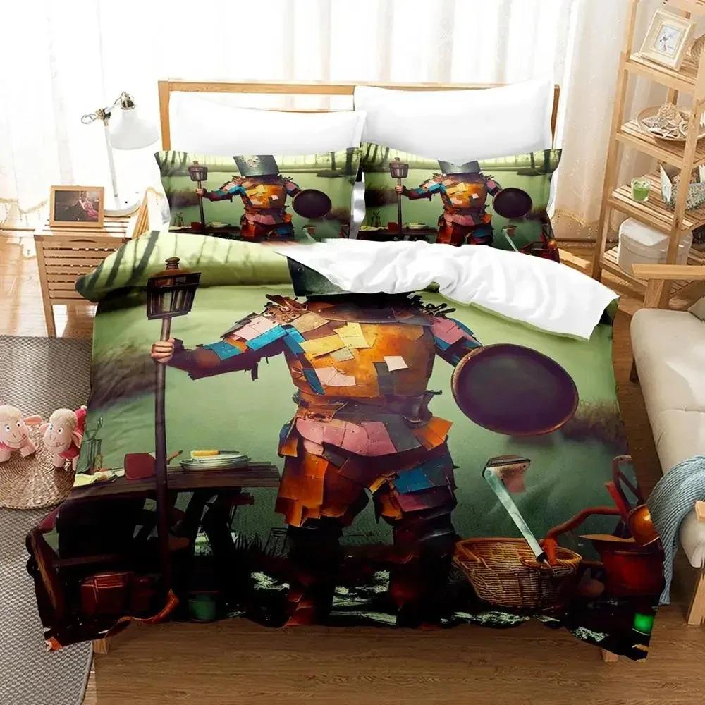 Game Rivalia Dungeon Raiders Comfortable Duvet Quilt Cover Pillowcase Bedding Set Children Bedroom Decoration Home Textile