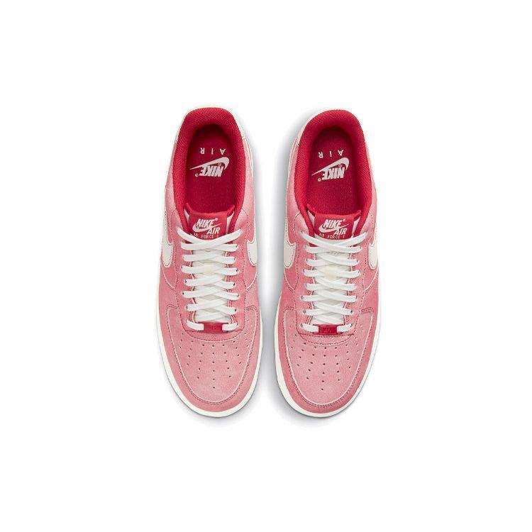Nike Air Force 1 07 LV8 Dusty Red Men Sneakers Gym-Red Sail DH0265-600