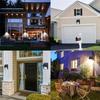 IP45 Waterproof Solar Outdoor Lights Motion Sensor Security Lamp 3 Lighting Modes for Garden Fence Garage Yard Path