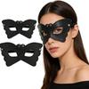 Masquerade PU Leather Mask Gothic Style Cosplay Mask Unisex Half Face Mask  Role Play
