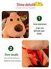 Cartoon Christmas Reindeer Plush Toy - Holiday Decoration & Gift for Girls and Kids.