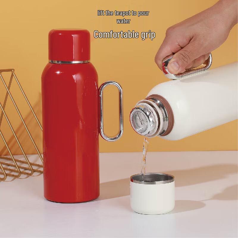 Zhuipu Titanium Insulated Thermos with Temperature Display