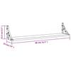 Wall Shelves 2 pcs Sonoma Oak 80 x 15 x 15.5 cm engineered wood