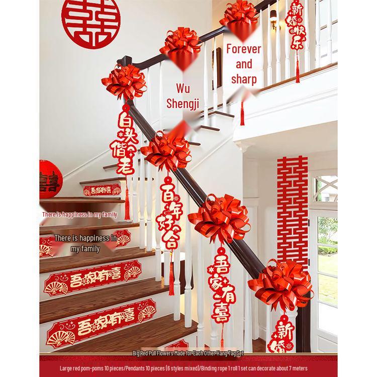 Wedding Handrail Decor: Stair & Balcony Floral Accents for Venue Styling