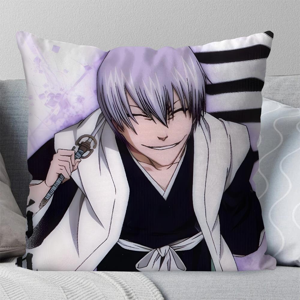 Gin Ichimaru Bleach Kussensloop Vierkante Kussen Slaapkamer Bank Ontspanning Comfort Kussen Auto Woonkamer Huisdecoratie 40X40