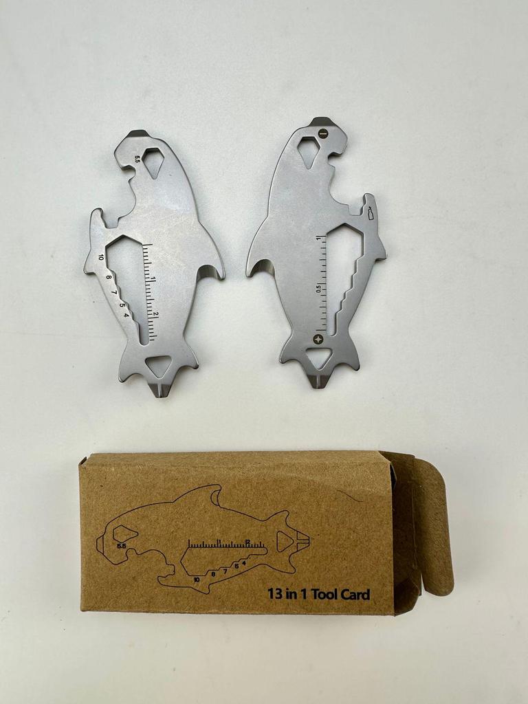 Animal Shape Multifunctional Keychain Tool: EDC Outdoor Accessory