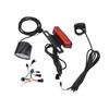 Electric Bike Front Brake Rear Light High Brightness Front Rear Warning Lights Kit with 5 Pin Switch Button Controller