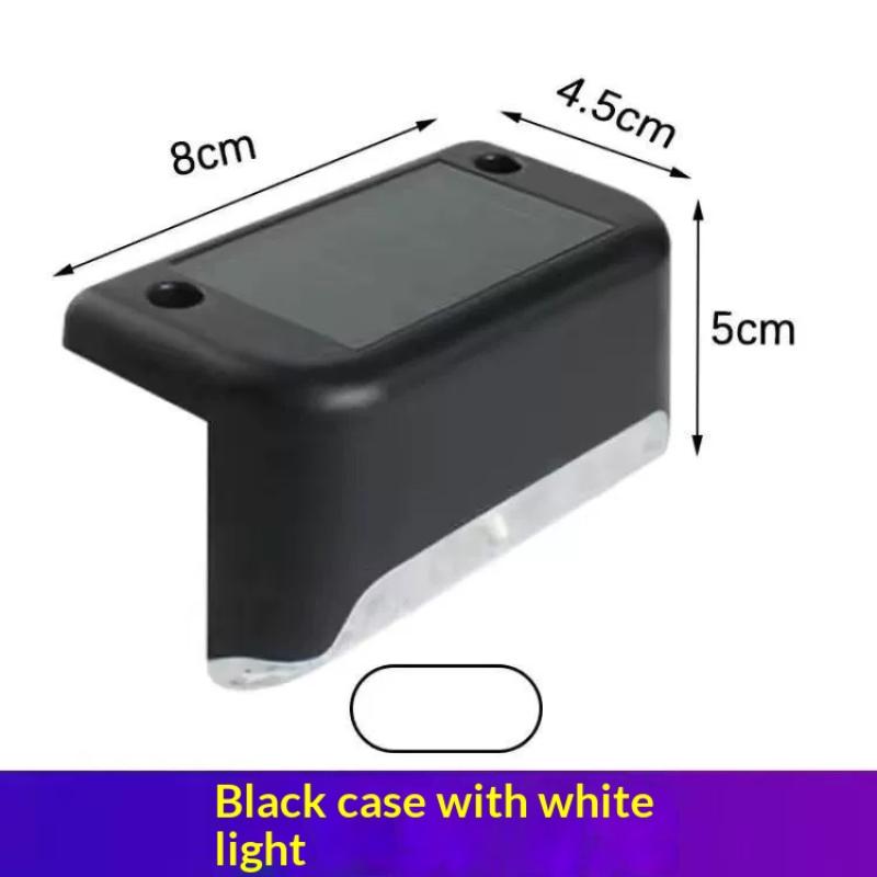 1/4 Pcs Led Solar Deck Light Outdoor Ip44 Waterproof Solar Power Garden Lamps For Railing Stairs Step Fence Yard Patio Pathway