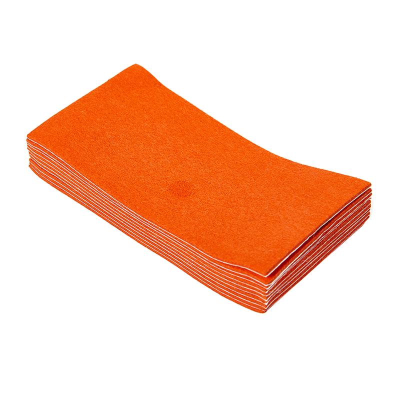 10Pcs 5×10Cm Suede Felt Cloth For 10Cm Card Squeegee Vinyl Car Wrap Window Tint Scraper Tool Replaceable No Scratch Edge Protect