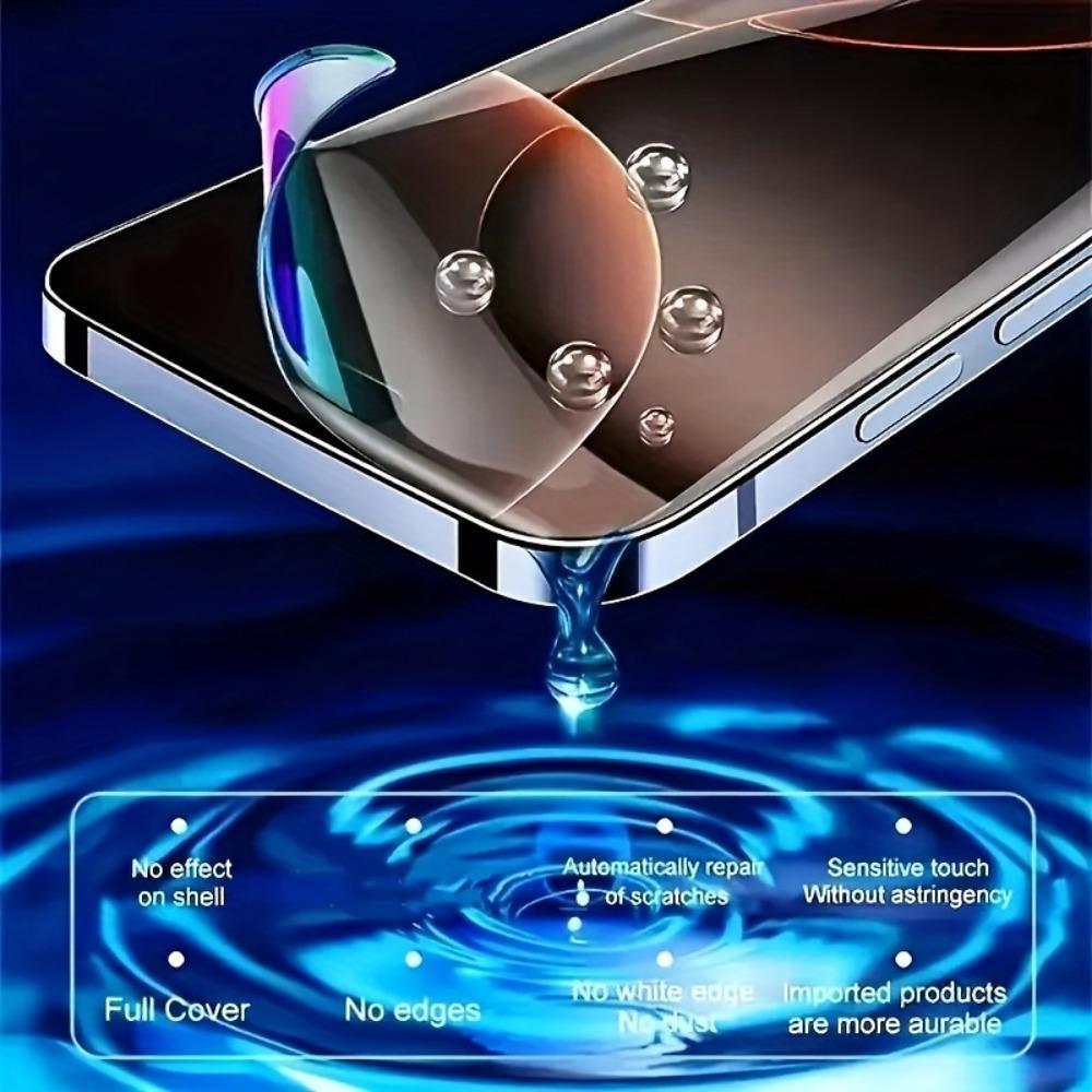 3Pcs Full Cover Hydrogel Film for iPhone 17 16 15 14 Pro Max Air 15 16 Plus Screen Protector for iPhone 13 12 11 Pro Mini XR XS