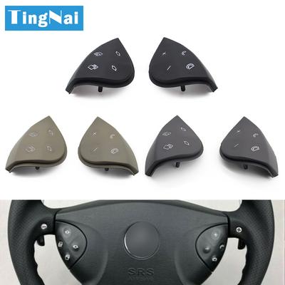 LHD RHD Car Steering Wheel Switch Control Button Trim Cover For Mercedes Benz E Class W211 E320 E350 E550