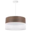 Single Hanging Lamp, Walnut Veneer Lampshade, 40Cm