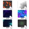 Geometric Standard Anime Mouse Pad Hexagon Edge Stitched Small Gaming Mousepad Travel Mouse Mat Non-Slip Office Mousemats