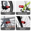 Aluminum Alloy Bicycle Light Tube Bracket M5 Bolt Bike Light Mount  Bike Front/Rear Wheel