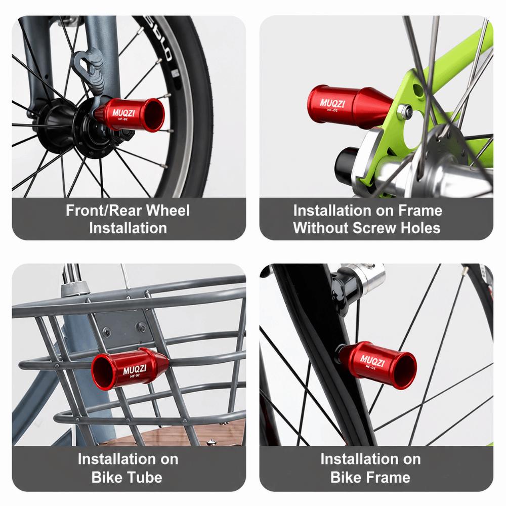 Aluminum Alloy Bicycle Light Tube Bracket M5 Bolt Bike Light Mount Bike Front/Rear Wheel