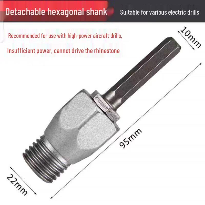Electric to Water Drill Converter Rod - Impact Joint Extension Adapter