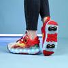 Children Four Wheels Luminous Glowing Sneakers Black Pink Led Light Roller Skate Shoes Kids Led Shoes Boys Girls USB Charging