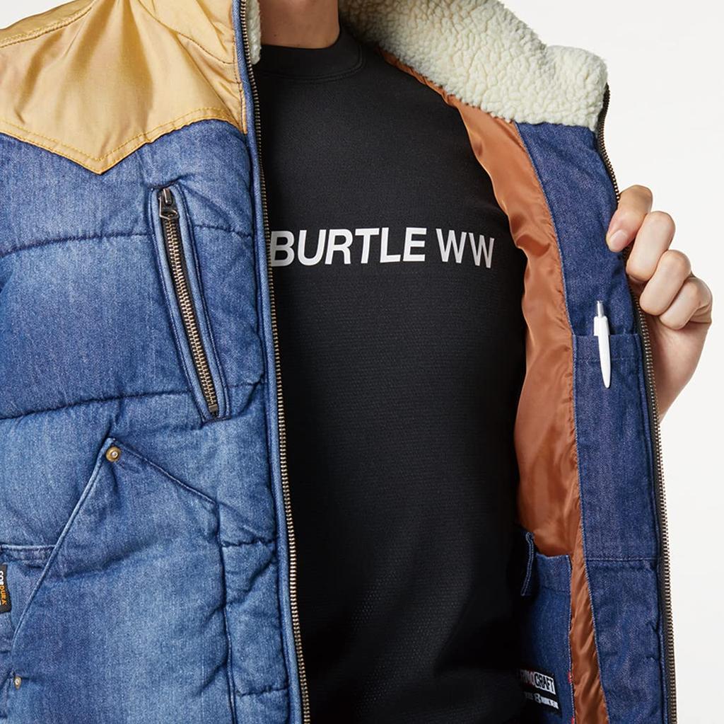 BURTLE Heated Vest (Unisex) for Fall/Winter, Indigo, 5004, Size 45, XL