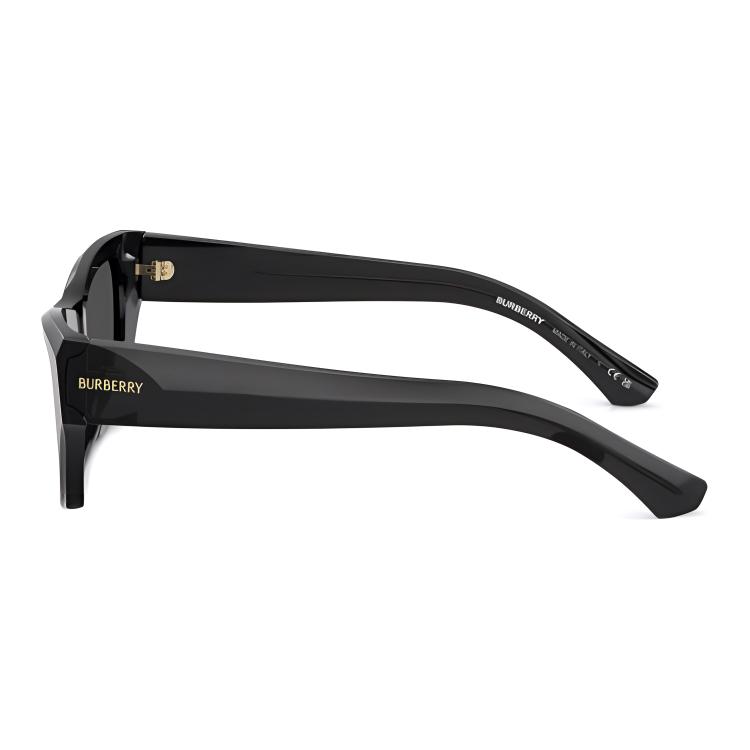 Burberry Logo Design Acetate Square Sunglasses Women's Black