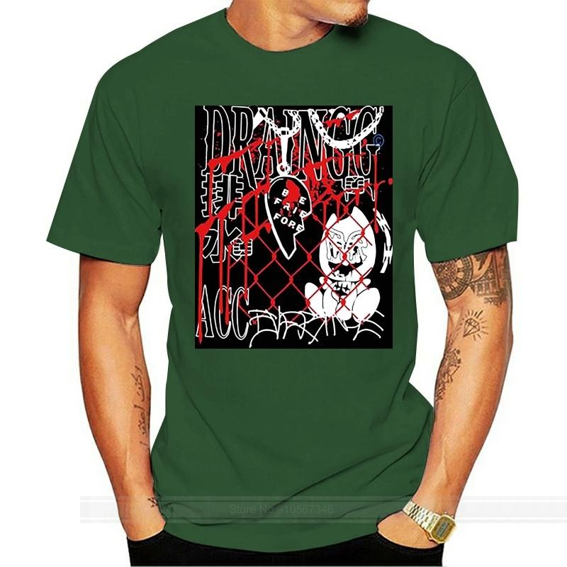 Drain Gang Merch Unisexs Black TShirt S To 3XL Cotton Tshirt Unisex Summer Fashion Tshirt Size