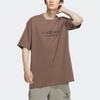 Adidas Verbiage Tee Loose Sports Casual Short Sleeve T-Shirt Men Tops Rock-Layer-Deep-Earth-Brown IP3929