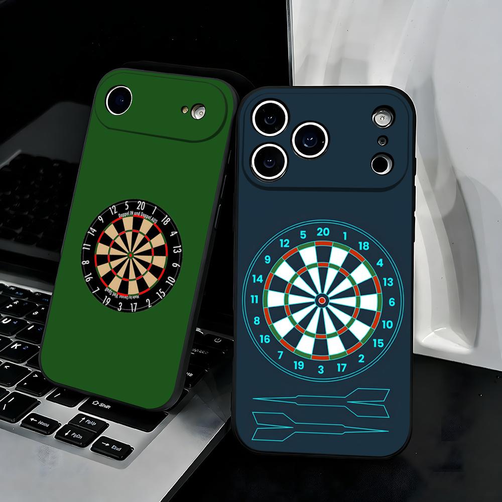 Playroom Dart Printed Phone Case For IPhone 17 Air 16 E Pro Max 15 14 13 Mini 12 Pro 11 Max Plus Black Soft Shell