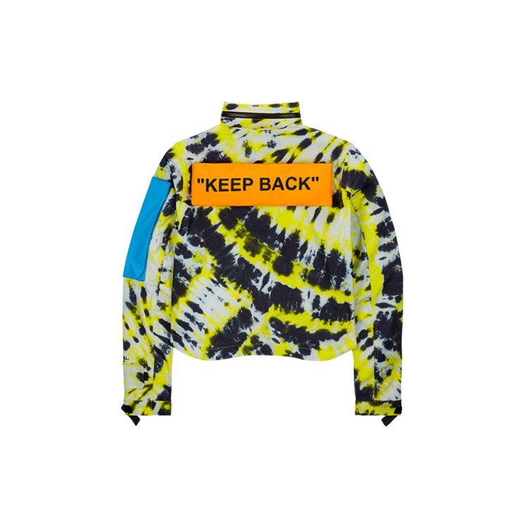Off-White X Nike Lab Women's Tie Dye NRG "Keep Back" Jacket Volt Blue CK4808-702