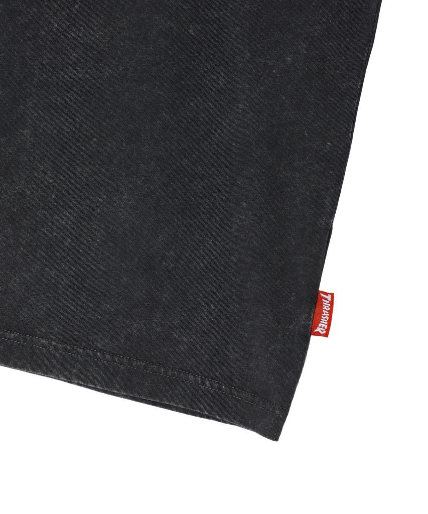 Treasure Flame Stonewashed Short Sleeve T-Shirt Charcoal
