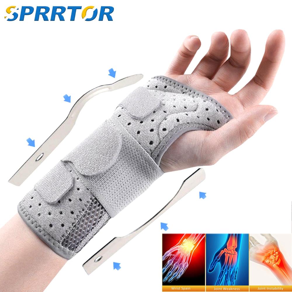 1Pcs Wrist Brace for Carpal Tunnel Left Right Support Splint Men Women Kids Bowling Tendonitis Arthritis Sports