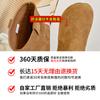 Leather big yellow boots 2025 winter thick-soled boots stacking boots casual retro short boots thin boots