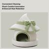 Bunny House Hat Shape Warm Cozy House Detachable Pet Cage For Chinchilla Hamster Guinea Pigs Ferret Hedgehog Chicken Kitten