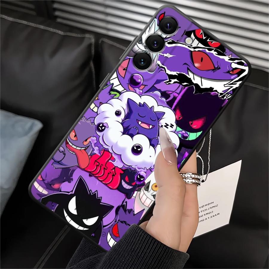 Pokemon Gengar Case for Samsung Galaxy A70 A04 A13 A20 A17 A50 A15 A16 A40 A05 A12 A06 Funda Phone Cover
