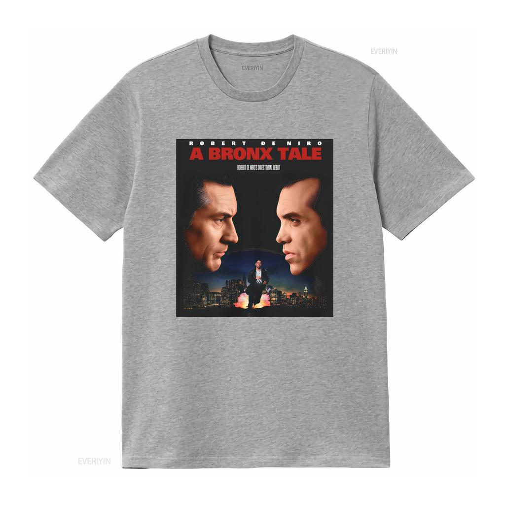 Robert De Niro A Bronx Tale Film Inspiriert Herren Schwarz T-Shirt Größe S 3XL vintage Gewaschen Leicht Stilvoll Atmungsaktiv