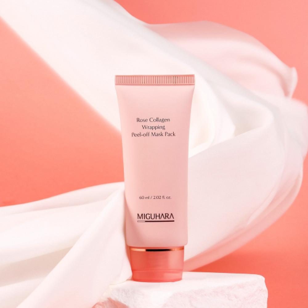 Miguhara Rose Kolagenová Zabalovací Slupovací Maska 60ml