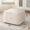 Down Comforter Storage Bag With Durable Satin Material For Bedroom Organization And Travel Use