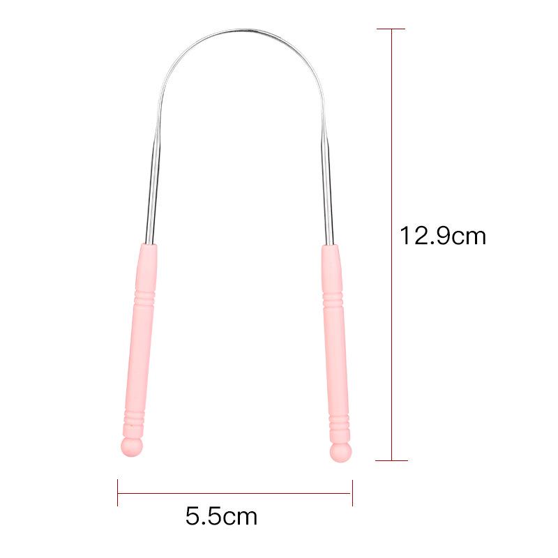 Stainless Steel U-shaped Tongue Scraper and Cleaner