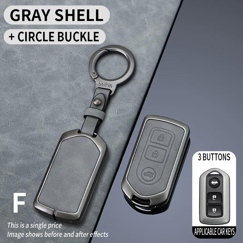 Svagd6 Zinc Alloy Car Key Case Full Cover Shell Fob For Toyota Corolla Altis Auris Aygo Yaris Camry RAV4 Verso TC IM Shell Accessories