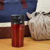 PEARL METAL 400ml Water Bottle, Coffee Cherry Design, Direct Drinking, Tumbler, One-Touch, Cafe Mug Barista, HB-4536
