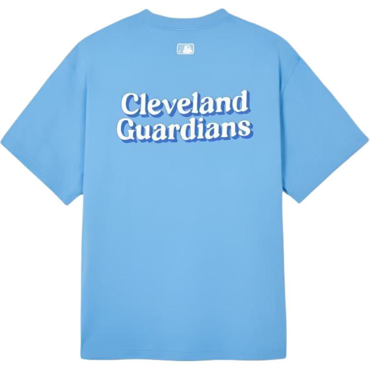

New MLB Drop Shoulder Sleeve T-Shirt Unisex Blue 3ATSV0443-45BLL M