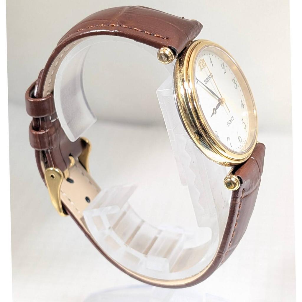SEIKO Dolce Battery and Strap Working Men's Watch, Replaced, Condition, V-13