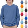 Chemise Colorée à Manches Longues pour Garçons et Filles Haut Confortable Décontracté pour un Usage Quotidien et l'École