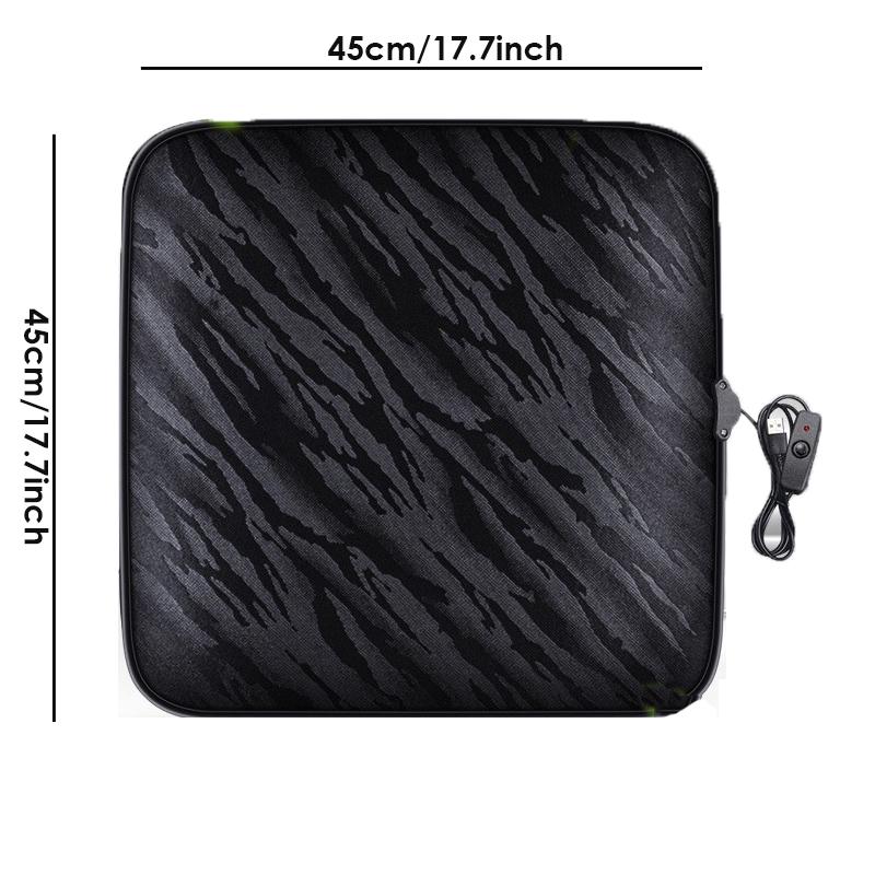 

Автомобильная универсальная подушка для сиденья с подогревом, грелка для сиденья, коврик с подогревом, зима чёрный