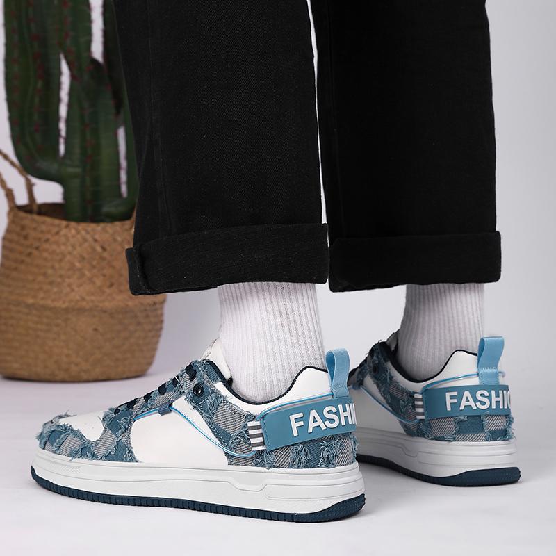 Men’s Jogging Sports Shoes Casual Street Style Running Sneakers Retro Students Plus Size Skate Board Shoes