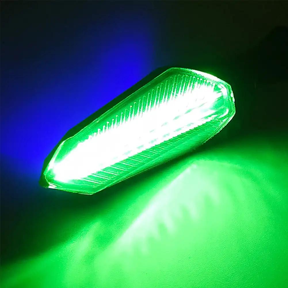 1Pair 12V LED Motorcycle Turn Signal Lamp Sequential Flowing Flash Lights Indicator Lights Running Light Motorcycle Tail Lights