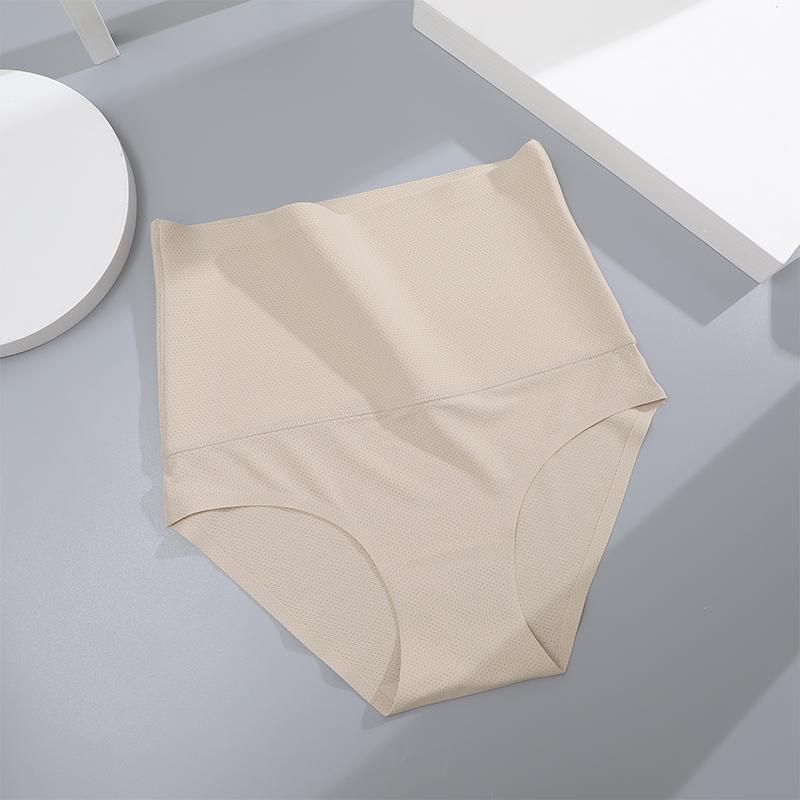 

FINETOO Высокая талия Бесшовные корректирующие трусики антибактериальные женское нижнее белье мягкие трусы с промежностью для женского нижнего белья Корректирующее белье M&1pc