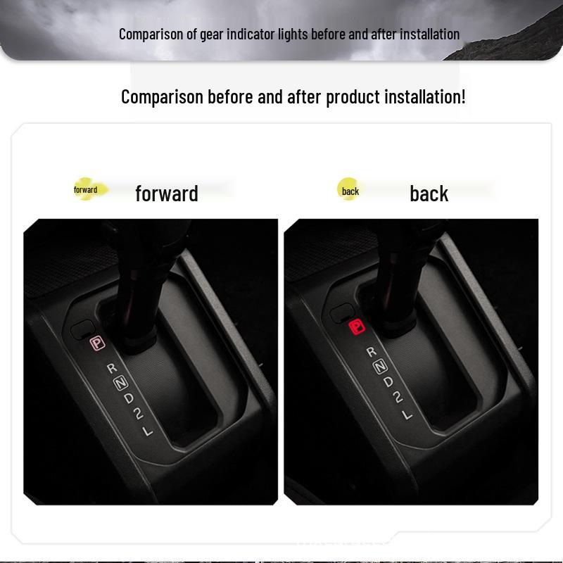 

LED Gear Shift Indicator Lights for 2019-2026 Suzuki Jimny JB64/74 High Configuration Version